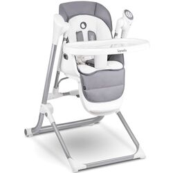 Scaun pentru hranire 2in1 Lionelo Niles (Gray/White) Thumb