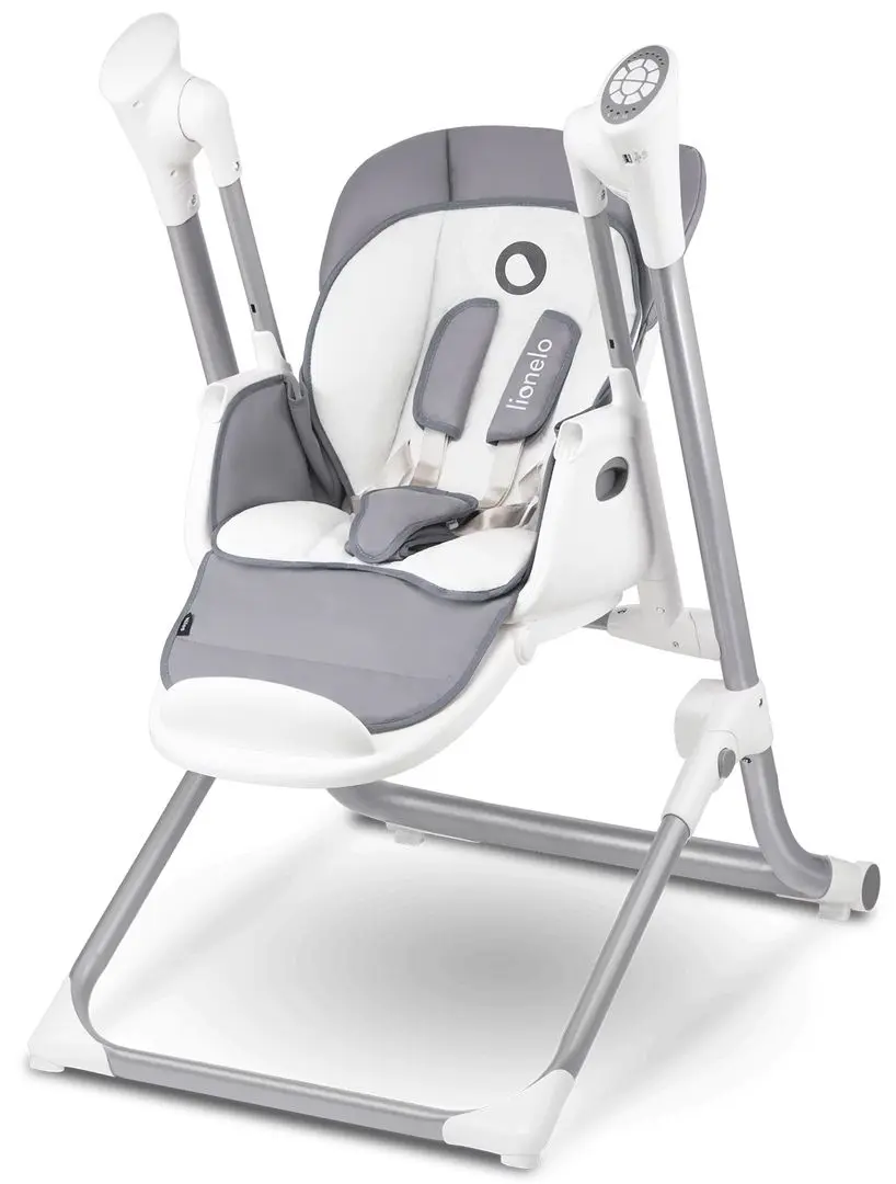 Scaun pentru hranire 2in1 Lionelo Niles (Gray/White)