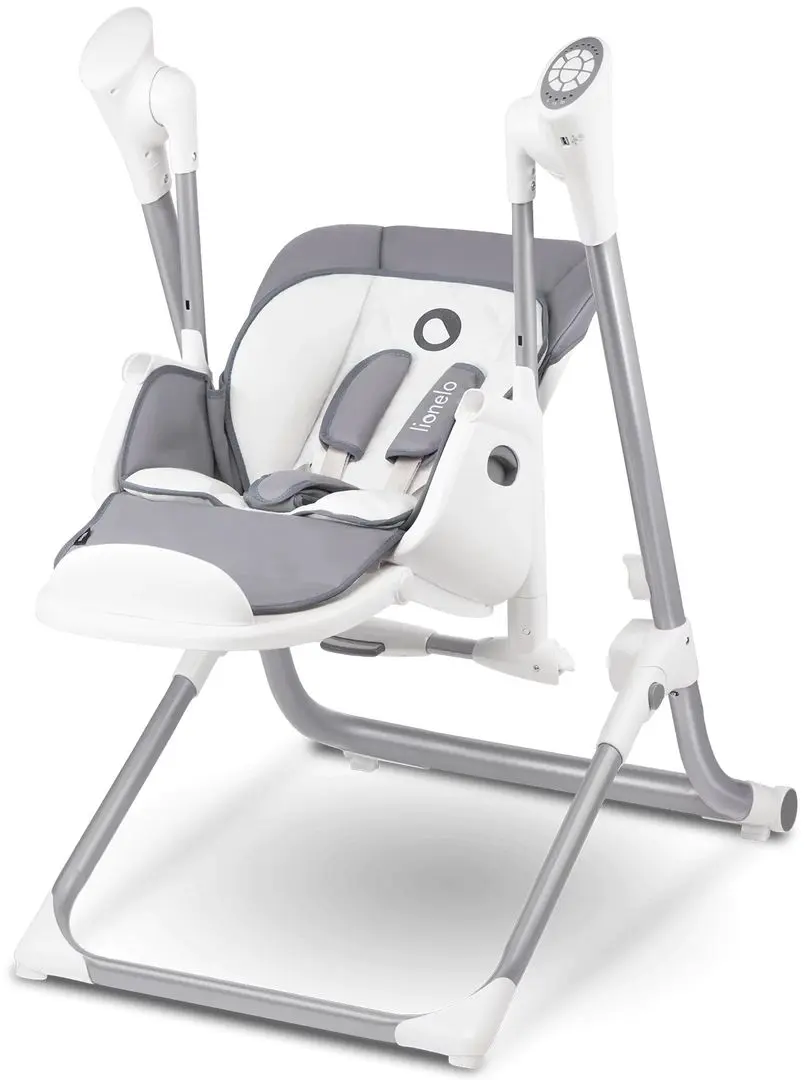 Scaun pentru hranire 2in1 Lionelo Niles (Gray/White)