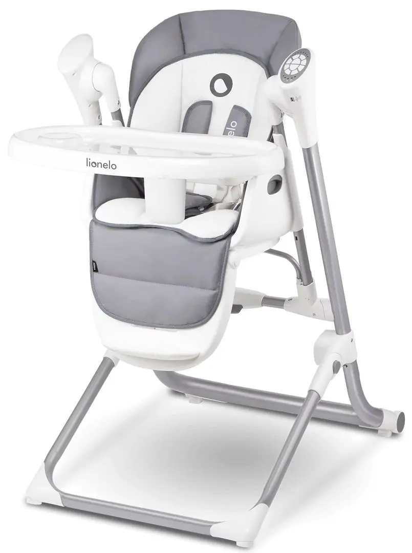 Scaun pentru hranire 2in1 Lionelo Niles (Gray/White)