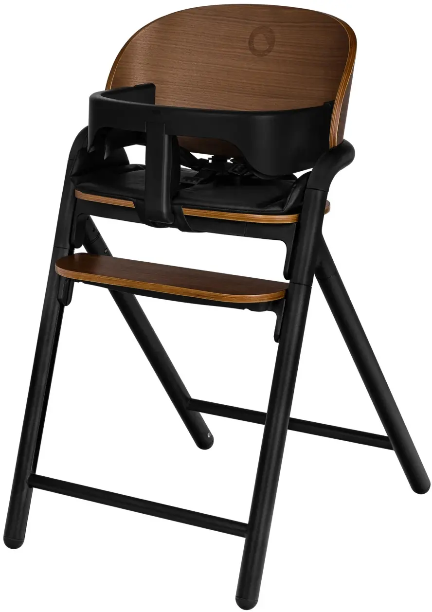 Стульчик для кормления 3в1 Lionelo Celia (Black/Wood)