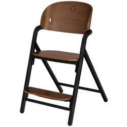 Стульчик для кормления 3в1 Lionelo Celia (Black/Wood) Thumb
