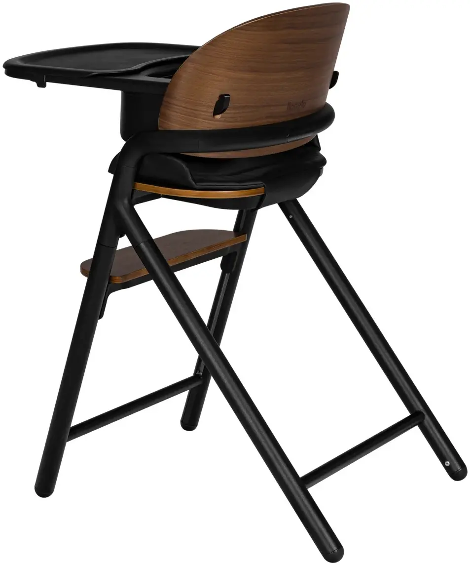 Стульчик для кормления 3в1 Lionelo Celia (Black/Wood)