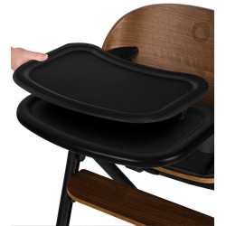 Стульчик для кормления 3в1 Lionelo Celia (Black/Wood) Thumb