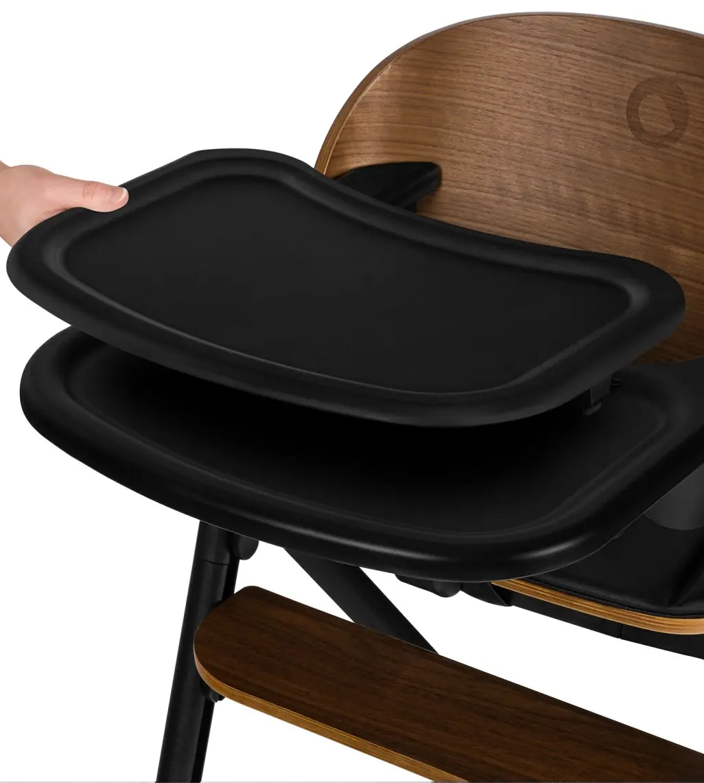 Стульчик для кормления 3в1 Lionelo Celia (Black/Wood)