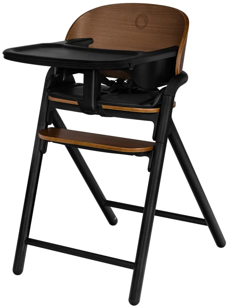 Стульчик для кормления 3в1 Lionelo Celia (Black/Wood)