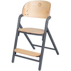 Стульчик для кормления 3в1 Lionelo Celia (Grey/Wood) Thumb