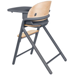 Стульчик для кормления 3в1 Lionelo Celia (Grey/Wood) Thumb