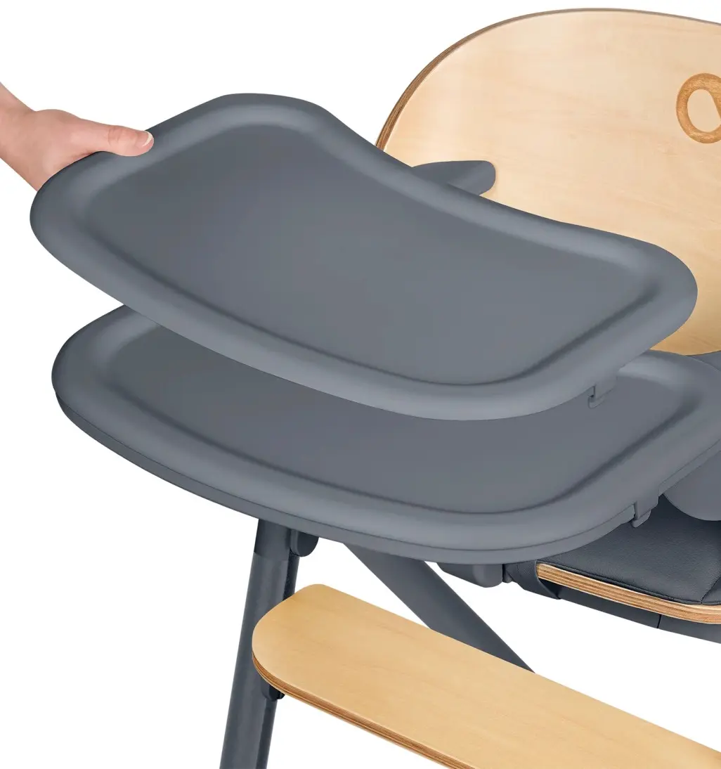 Стульчик для кормления 3в1 Lionelo Celia (Grey/Wood)