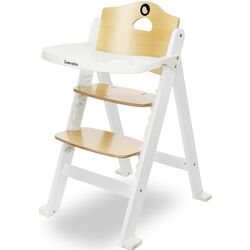 Scaun pentru hranire 3in1 Lionelo Floris (White Natural)