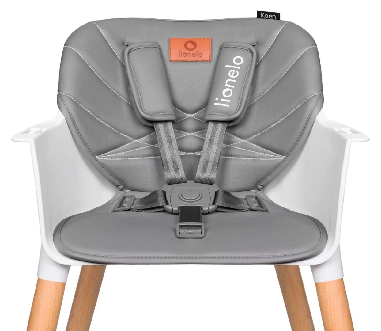 Scaunel pentru hranire Lionelo Koen (Grey Stone)
