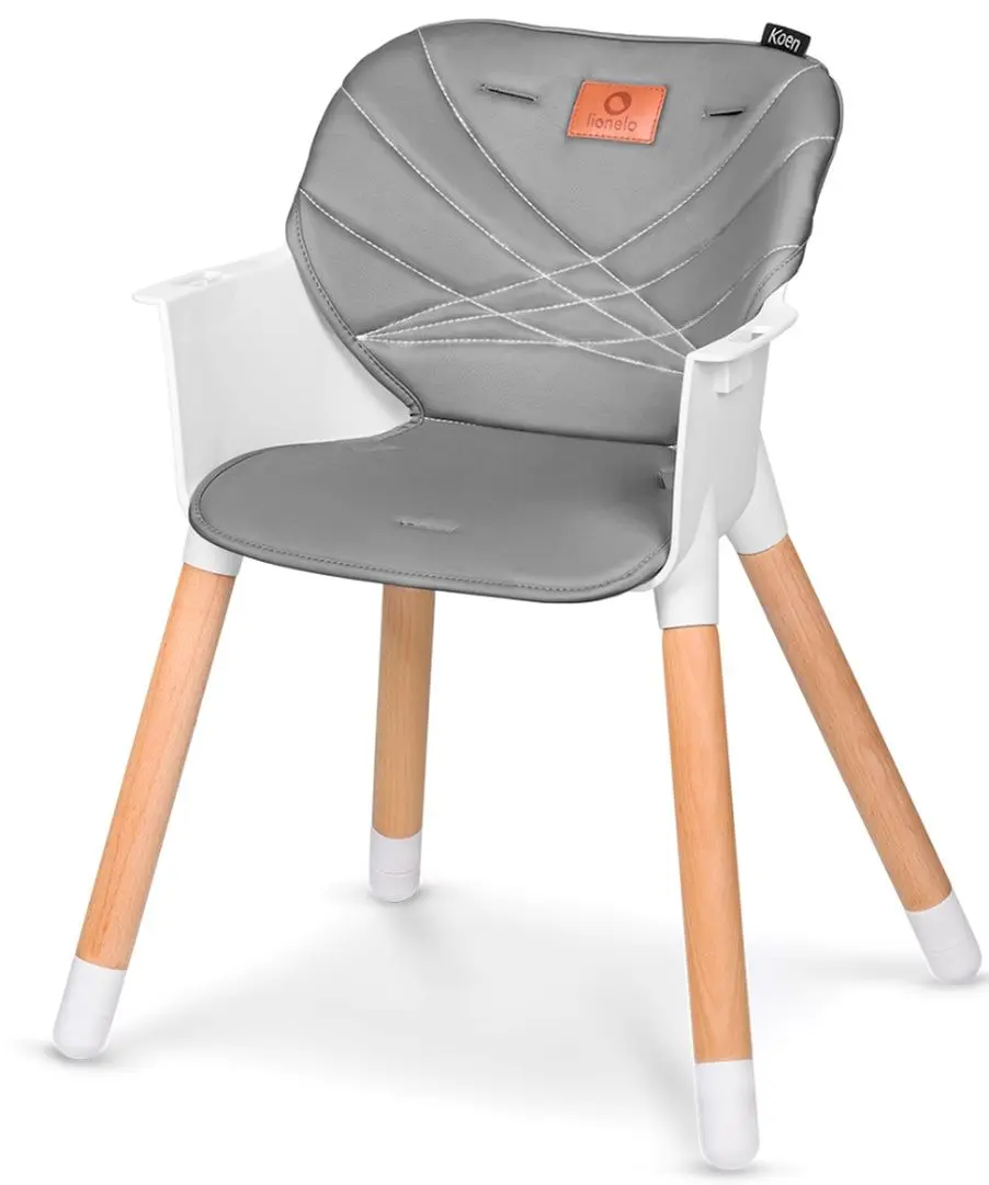 Scaunel pentru hranire Lionelo Koen (Grey Stone)