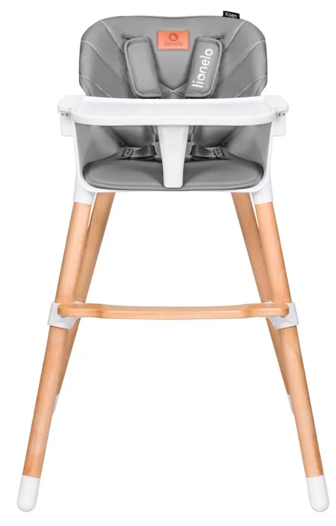 Scaunel pentru hranire Lionelo Koen (Grey Stone)