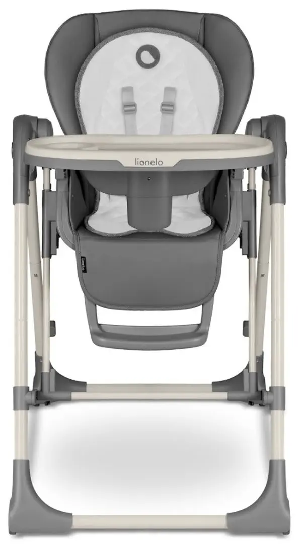 Scaunel pentru hranire Lionelo Laurice (Grey Stone)