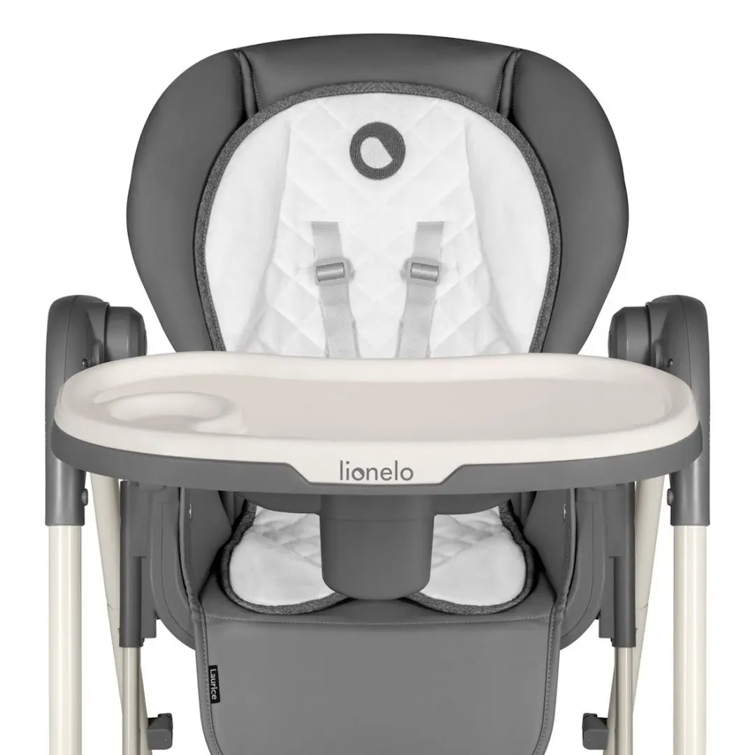 Scaunel pentru hranire Lionelo Laurice (Grey Stone)