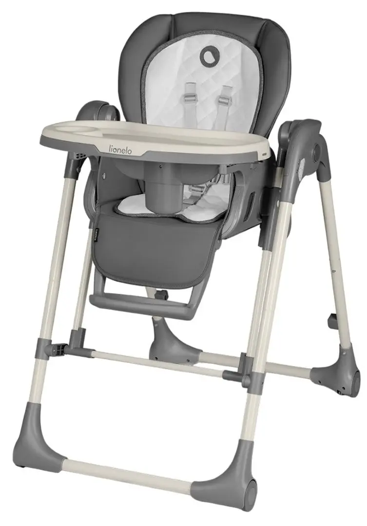 Scaunel pentru hranire Lionelo Laurice (Grey Stone)
