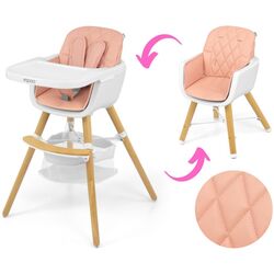 Стул для кормления 2в1 Milly Mally Espoo 26020 (Pink) Thumb