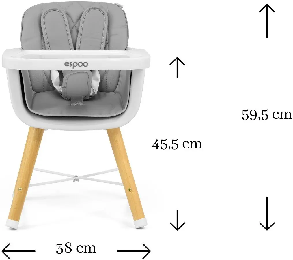 Стул для кормления 2в1 Milly Mally Espoo 26020 (Pink) - 4