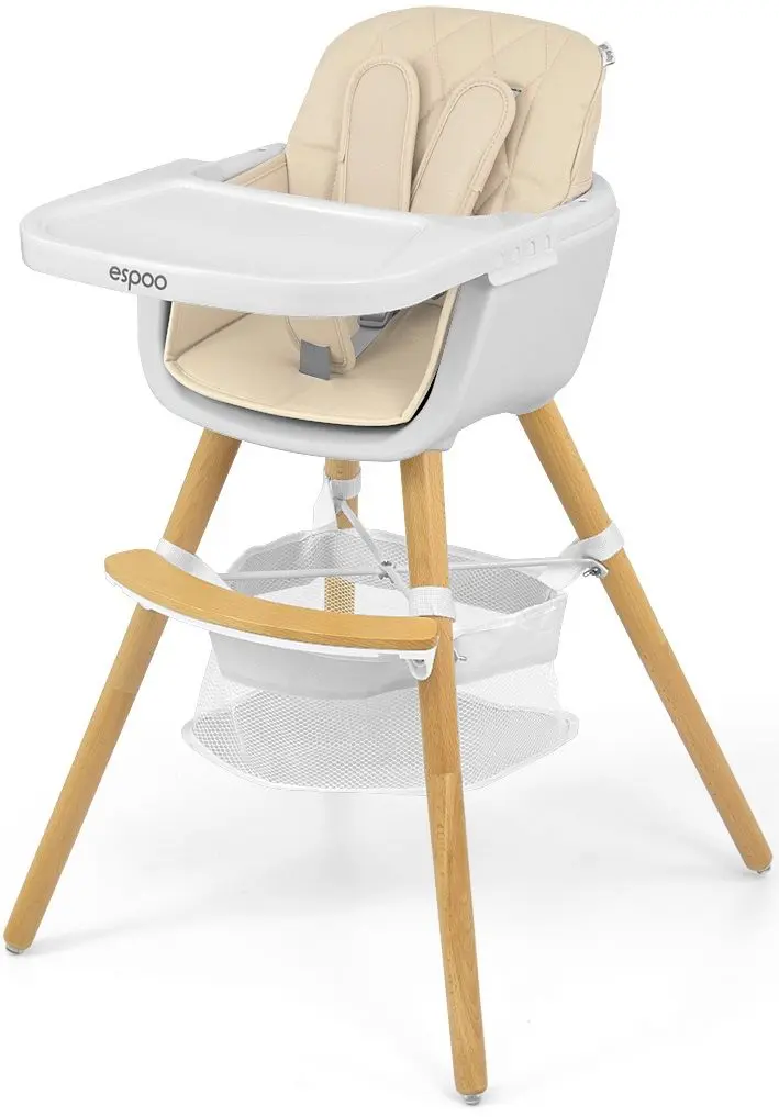 Стул для кормления 2в1 Milly Mally Espoo 26037 (Beige)