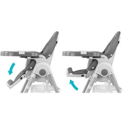 Стульчик для кормления 2в1 Milly Mally Bueno (Grey) Thumb