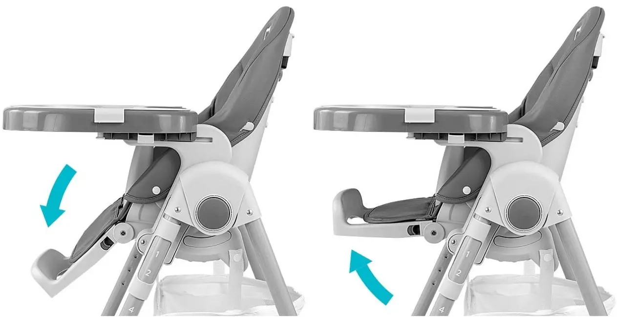 Стульчик для кормления 2в1 Milly Mally Bueno (Grey) - 7