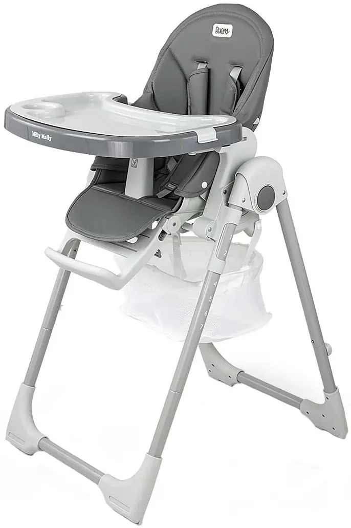 Стульчик для кормления 2в1 Milly Mally Bueno (Grey)