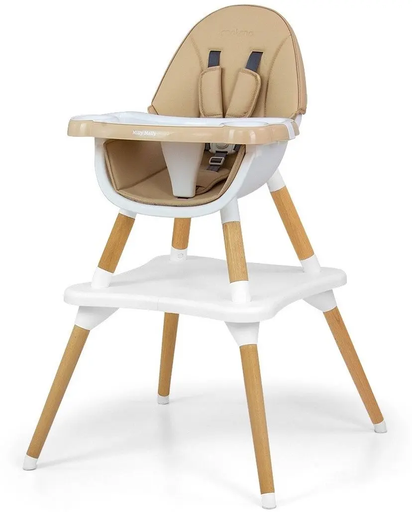 Стульчик для кормления 2в1 Milly Mally Malmo (Beige)