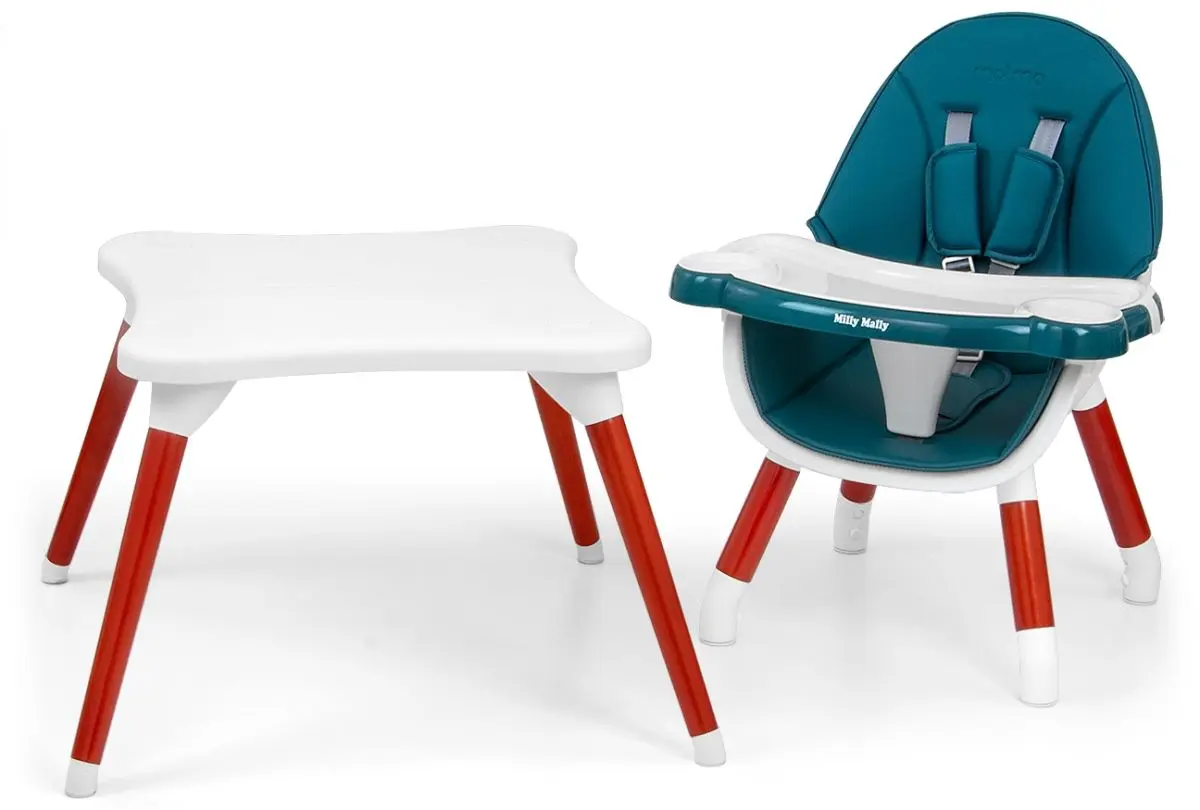 Стульчик для кормления 2в1 Milly Mally Malmo (Dark Green) - 3