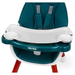 Стульчик для кормления 2в1 Milly Mally Malmo (Dark Green) Thumb