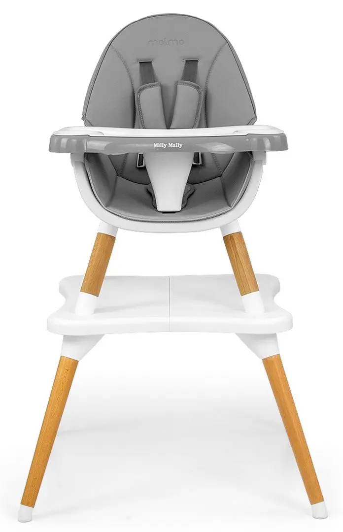 Стульчик для кормления 2в1 Milly Mally Malmo (Grey) - 2