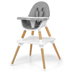 Стульчик для кормления 2в1 Milly Mally Malmo (Grey)