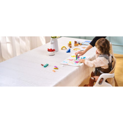 Scaun pentru hranire Momcozy DinerPal (Natural Wood) Thumb