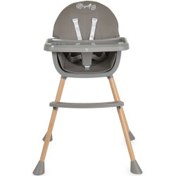 Стульчик для кормления 2в1 Moni Biscotti (Grey) Thumb