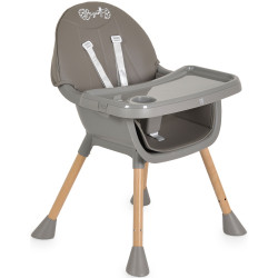 Стульчик для кормления 2в1 Moni Biscotti (Grey) Thumb