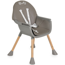 Стульчик для кормления 2в1 Moni Biscotti (Grey) Thumb