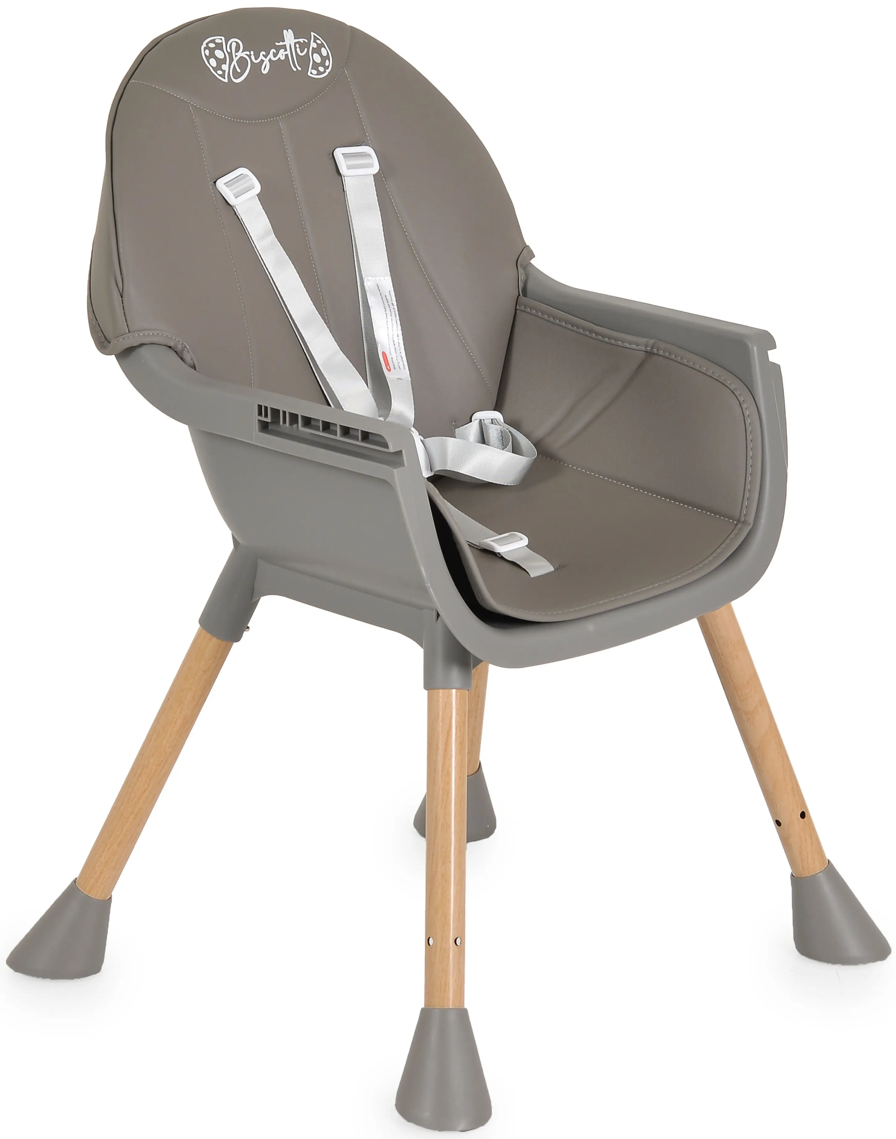 Стульчик для кормления 2в1 Moni Biscotti (Grey)