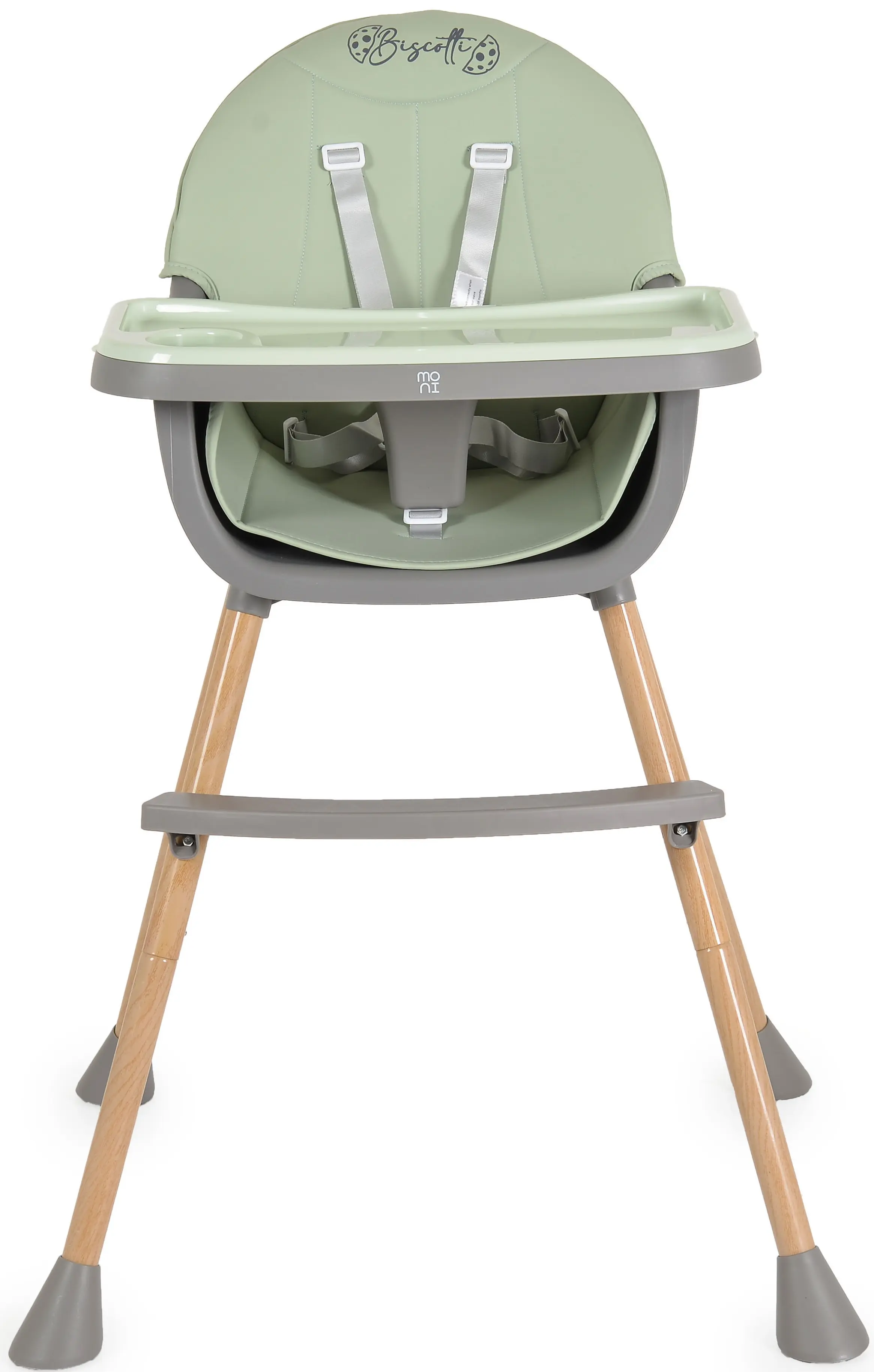 Scaun pentru hranire 2in1 Moni Biscotti (Mint)