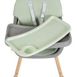 Scaun pentru hranire 2in1 Moni Biscotti (Mint) Thumb