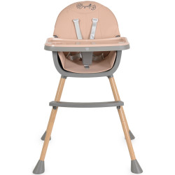 Scaun pentru hranire 2in1 Moni Biscotti (Pink) Thumb