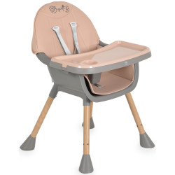 Scaun pentru hranire 2in1 Moni Biscotti (Pink) Thumb