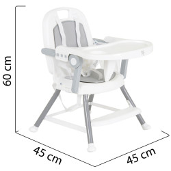 Стульчик для кормления 3в1 Moni Amaretti (Grey) Thumb