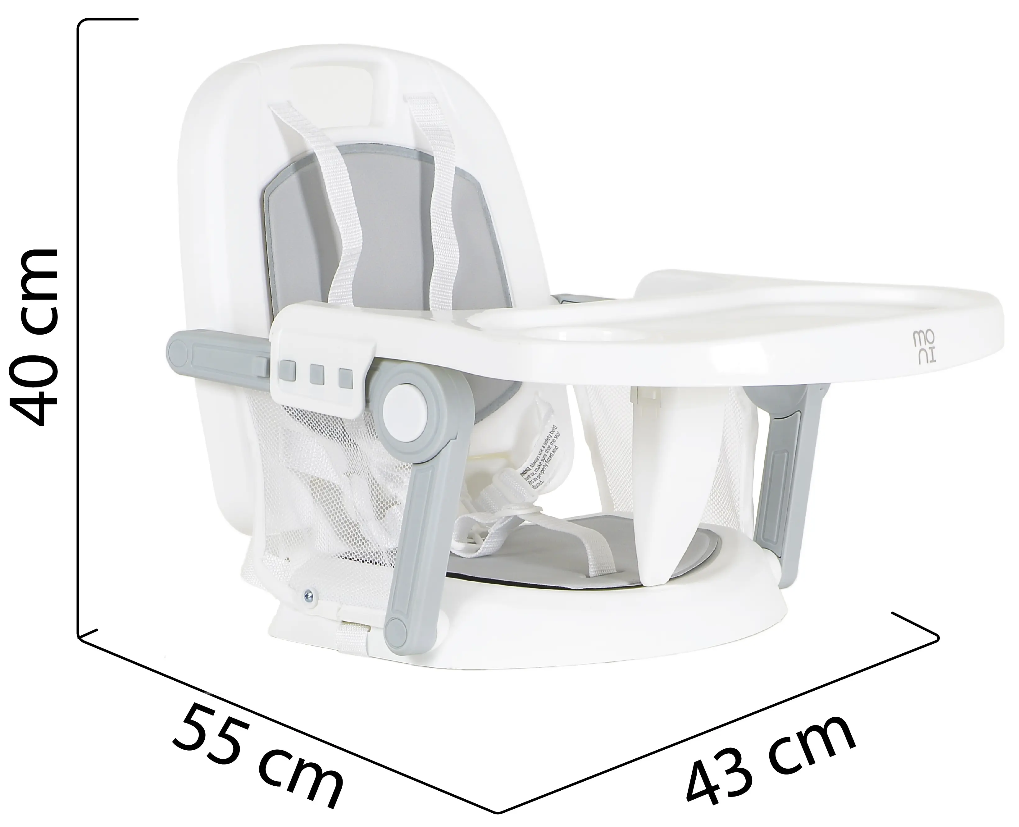 Стульчик для кормления 3в1 Moni Amaretti (Grey)