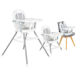 Стульчик для кормления 3в1 Moni Amaretti (Grey) Thumb