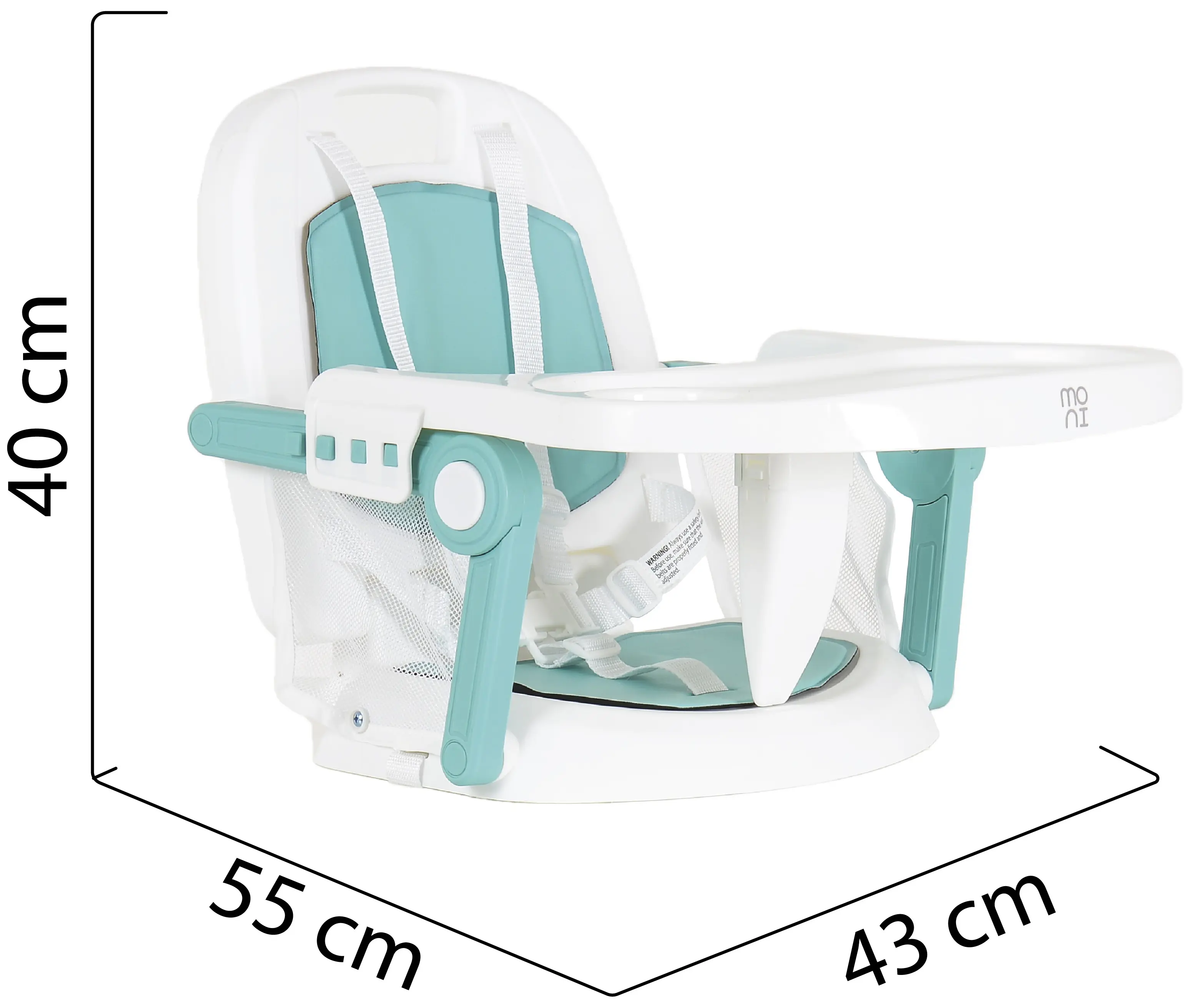 Scaun pentru hranire 3in1 Moni Amaretti (Mint)