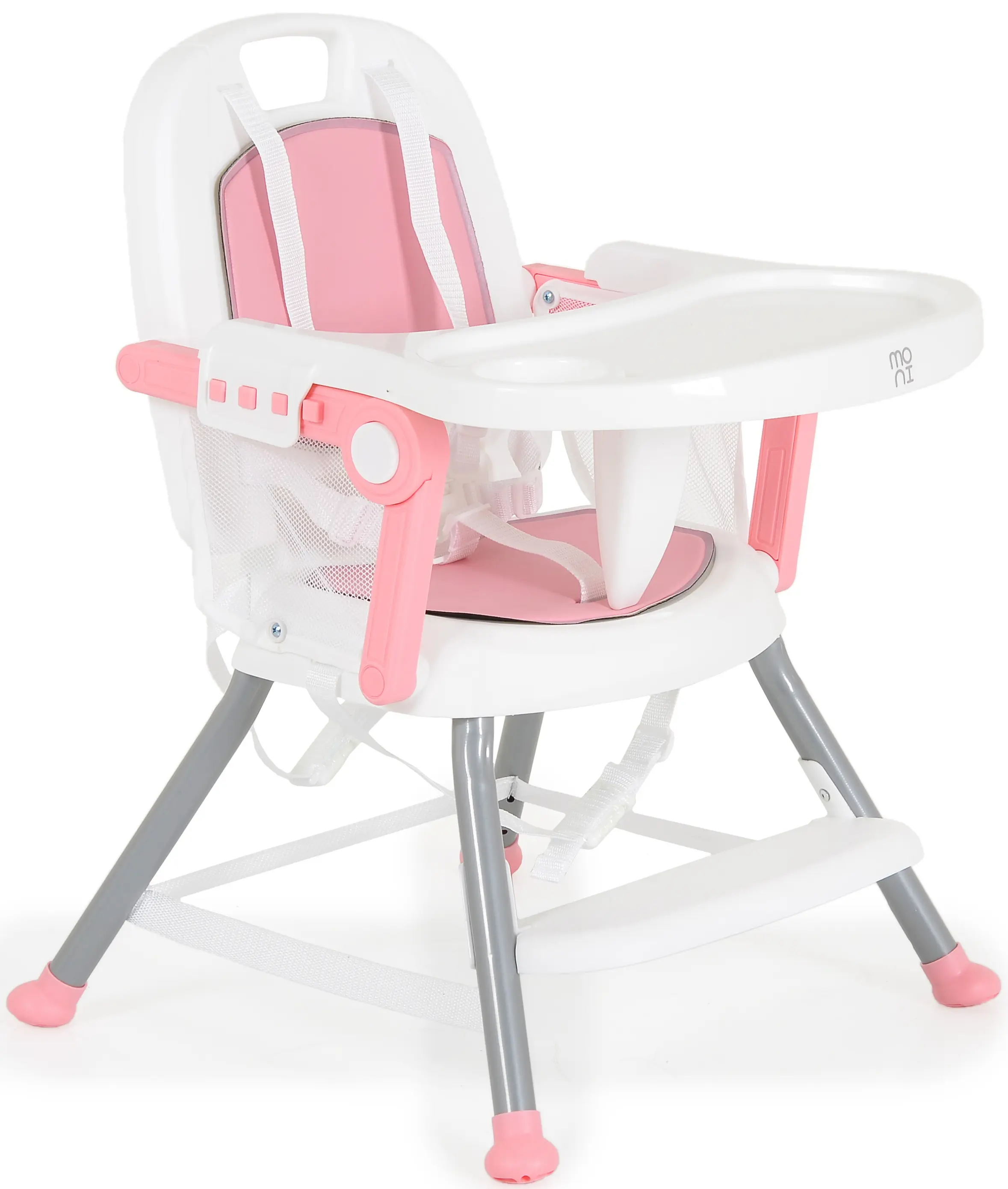 Scaun pentru hranire 3in1 Moni Amaretti (Pink)