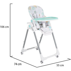 Scaun pentru hranire Moni Bueno (Blue) Thumb