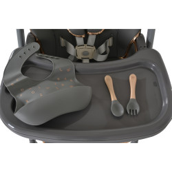 Scaun pentru hranire Moni Lindo (Grey) Thumb