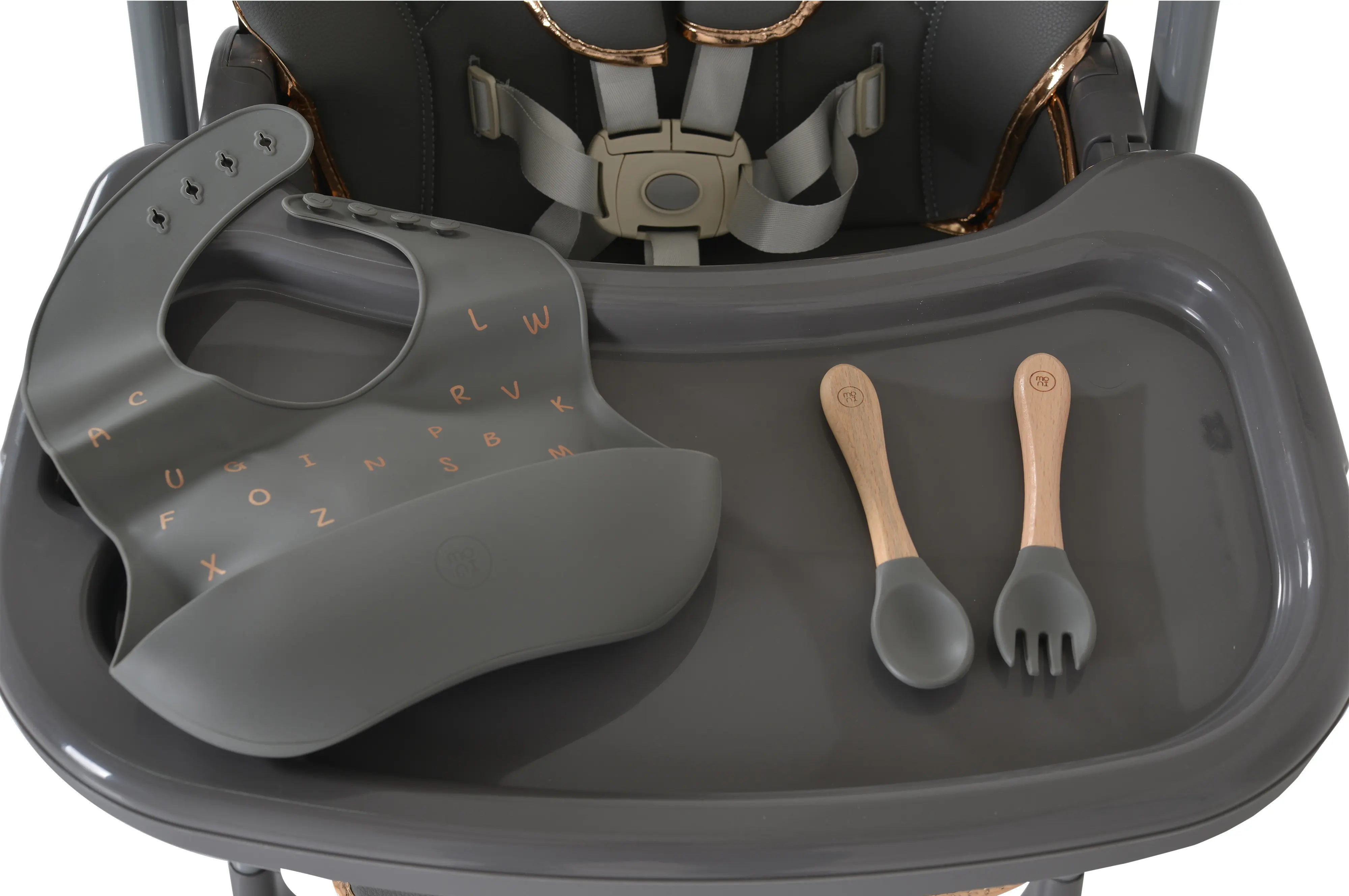 Scaun pentru hranire Moni Lindo (Grey)