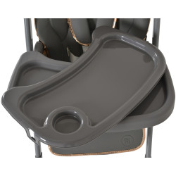 Scaun pentru hranire Moni Lindo (Grey) Thumb