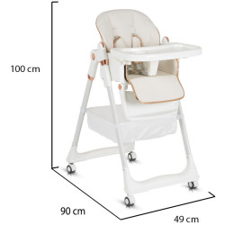 Scaun pentru hranire Moni Lindo (White) Thumb